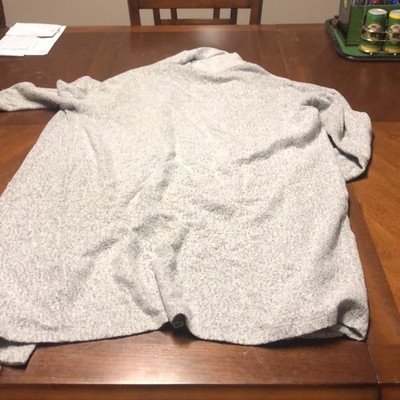 SILENCE & NOISE by ANTHROPOLGIE long length grey open front cardigan L25 - Picture 10 of 10